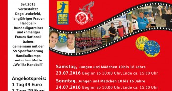 23. – 24. Juli 2016 SV-Handballcamp BSV Phönix Sinzheim