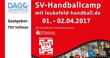 01.-02.04.2017 SV-Handballcamp mit leukefeld-handball.de beim TSV Vellmar